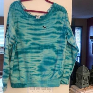 “Pink” slouchy sweatshirt